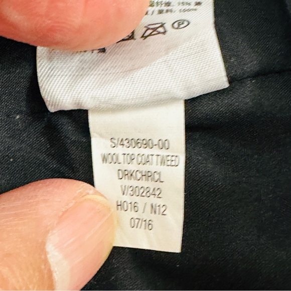 Old Navy Tweed Topcoat Overcoat - Picture 8 of 8